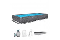 каркасный бассейн Bestway APX 365 561KJ BW 956х488х132см