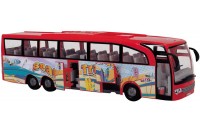 Туристический автобус фрикционный, 1:43, красный (Dickie Toys, 3745005-2)