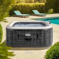 SPA бассейн PureSpa Greystone Deluxe Square, 196x71 (диагональ 239 см), Intex 28452