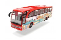 Туристический автобус, фрикционный, 1:43, красный (Dickie, 3745005029)