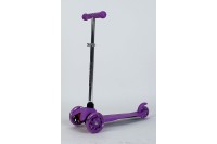Самокат детский, свет. колеса, 2-5 лет фиолетовый (SA1705)