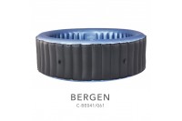 СПА-бассейн MSPA COMFORT Bergen Round Bubble Spa 204х70см,  930л, круглый, аэромассаж (C-BE062)