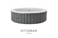 СПА-бассейн MSPA COMFORT Ottoman Round Bubble Spa 204х70см, 930л, круглый, аэромассаж (C-OM062)