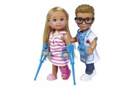 Игровой набор На приеме у доктора с куклами Еви и Тимми, 12 см. (Simba, 5733344)