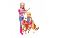 Кукла Штеффи и Еви с пони на ферме, 29 см. (Simba, 5738051)