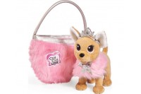 Плюшевая собачка Chi-Chi love - Принцесса с пушистой сумкой, 20 см (Simba, 5893126)