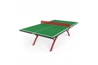 Антивандальный теннисный стол UNIX Line 14 mm SMC (Green/Red), UNIX TTS14ANVGRR