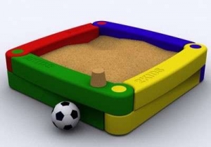Песочница для детской площадки 2Kids 4 элемента