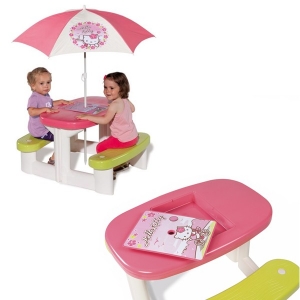 Smoby Столик для пикника с зонтиком из серии Hello Kitty 310256
