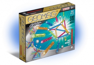 Конструктор магнитный "Geomag Glitter", 30 деталей Geomag (531)