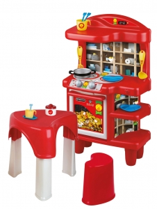 Детская кухня "Mister Chef Junior" со столом, игровой набор 2 в 1 Faro (UnoGiochi) (1564MC)