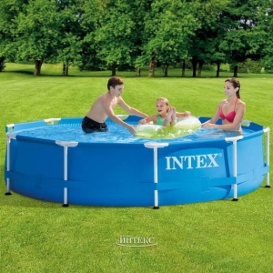 Каркасный бассейн INTEX Metal Frame (круг) 3.05 х 0.76 м ; артикул 28200