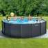 Каркасный бассейн INTEX Graphite Gray Panel Pools (круг) 4.78 x 1.24 м, артикул 26384