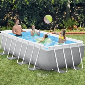  Каркасный бассейн INTEX Prism Frame Rectangular Premium 4.00 х 2.00 х 1.00 м ; артикул 26788