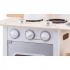 Кухня с часами игрушечная белая деревянная 78 см из серии Bon Appetit New Classic Toys 11053