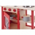 Кухня с часами игрушечная красная деревянная 78 см из серии Bon Appetit New Classic Toys 11055