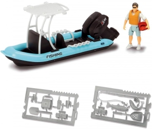 Игровой набор – Рыбацкая лодка с фигуркой и аксессуарами. PlayLife (Dickie, 3833004)