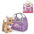 Плюшевая собачка Chi-Chi love - Путешественница, с сумкой-переноской, 20 см (Simba, 5893124129)
