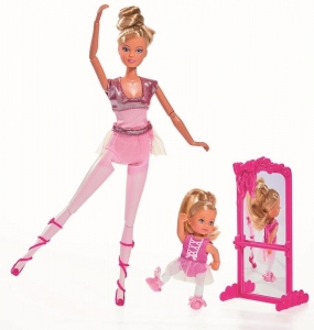 Кукла Штеффи и кукла Еви из серии Школа балета (Simba, 5733038)
