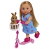 Кукла Еви на самокате с кроликом, 12 см. (Simba, 5733338)