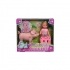 Кукла Еви со свинкой и поросятами, 12 см (Simba, 5733337)