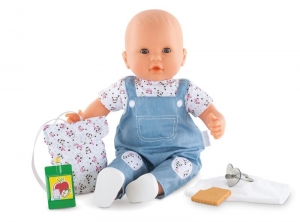 Кукла в наборе Corolle - Малышка идет в детский сад, 5 аксессуаров, с ароматом ванили, 36 см (Corolle, 9000130120)