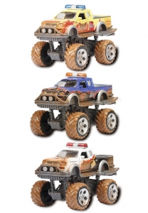 Внедорожник - Rally Monster из серии Имитация грязи, 15 см, 3 вида (Dickie Toys, 3742010)