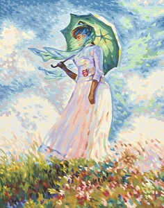 Репродукция - Дама с зонтиком, Клод Моне, 40 х 50 см (Schipper, 9130759)