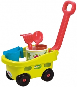 Детская садовая тележка с аксессуарами для песочницы (Ecoiffier, ECO4344)