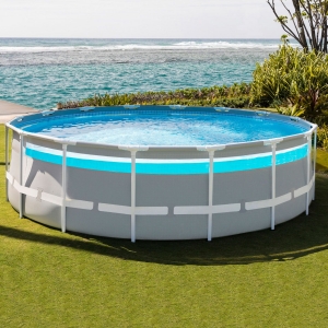 Каркасный бассейн Intex 26730 Clearview Prism Frame Premium Pool Set 488 см x 122 см