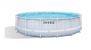 Каркасный бассейн Intex Chevron Prism Frame Premium Pool (круг) 4.88 х 1.22м (26746)