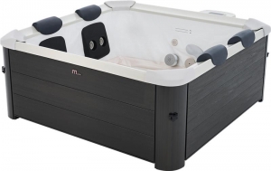 СПА-бассейн MSPA FRAME Oslo Square Bubble Spa  160х160х65см, 850л, квадратный, гидромассаж, аэромассаж (F-OS063W)