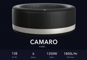 СПА-бассейн MSPA Premium Camaro Round Bubble Spa 180х70см, 700л, круглый, аэромассаж (P-CA049)