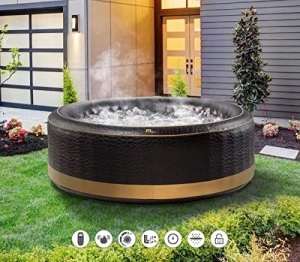 СПА-бассейн MSPA Premium Luxury Exotic Round Bubble Spa 204х70см, 930л, круглый, аэромассаж (P-EX069)